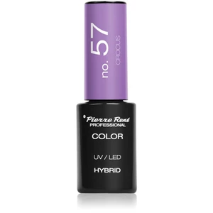 Pierre René Nails Hybrid gélový lak na nechty s použitím UV/LED lampy odtieň no. 57 Crocus 6 ml