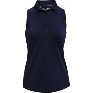 Under Armour Zinger Womens Sleeveless Polo Midnight Navy/Midnight Navy/Metallic Silver M