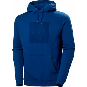 Helly Hansen Pulóver Men's F2F Organic Cotton Hoodie Deep Fjord 2XL