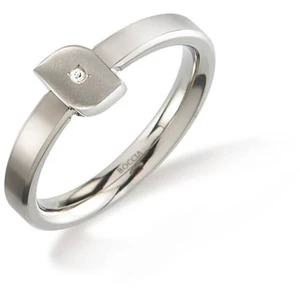Boccia Titanium Titánový prsteň s diamantom 0141-02 52 mm