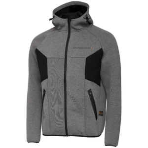 Savage Gear Mikina Tec-Foam Zip Hoodie Dark Grey Melange S