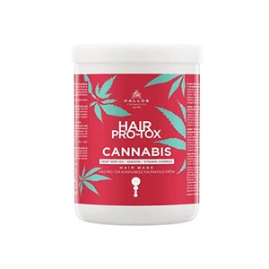 Kallos Hair Pro-Tox Cannabis regenerační maska na vlasy s konopným olejem 1000 ml
