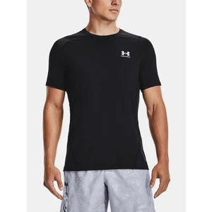 Pánské triko Under Armour HG Armour Fitted SS  Black  XL