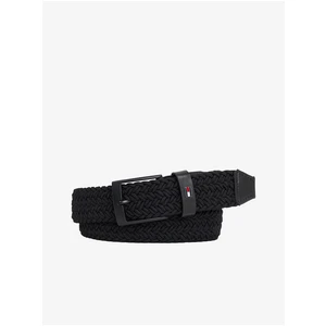 Tommy Hilfiger Adan 3.5 elastic black men's belt - Men