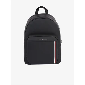 Černý pánský batoh Tommy Hilfiger Pique Backpack - Pánské