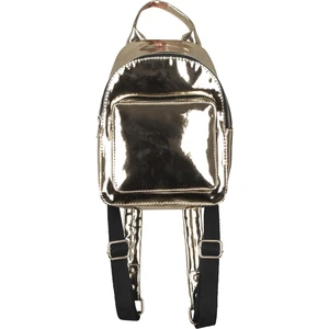 Mini Metallic Backpack Gold