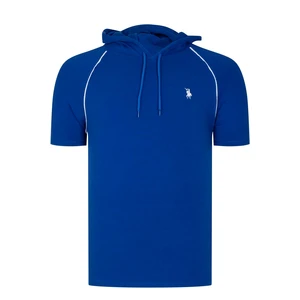 T8570 DEWBERRY HOODED MEN'S T-SHIRT-PLAIN SAKS