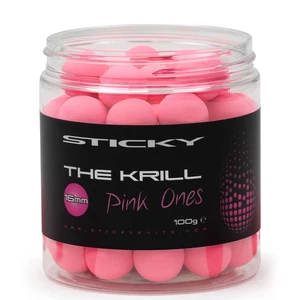 Sticky baits plávajúce boilies the krill pop-ups pink ones 100 g-14 mm