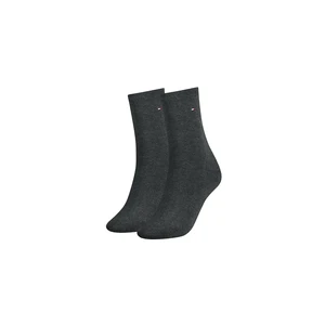 Tommy Hilfiger Ponožky - TH WOMEN SOCK CASUAL 2P sivé