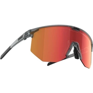 Bliz Hero 52310-84 Transparent Dark Grey/Brown w Red Multi Okulary rowerowe