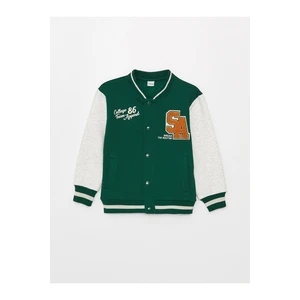 LC Waikiki Boy's Embroidered College Jacket