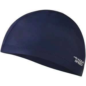 AQUA SPEED Unisex's Swimming Cap Bono Navy Blue Pattern 10