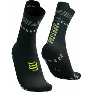 Compressport Pro Racing v4.0 Run High Black/Fluo Yellow T2 Chaussettes de course