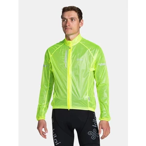 Men cycling jacket KILPI EMERGENCY-M Yellow