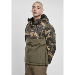 Camo Mix Pull Over Jacket Olive/wood Camo