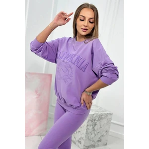 Cotton set California purple