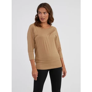 Light brown women's T-shirt SAM 73 Selma