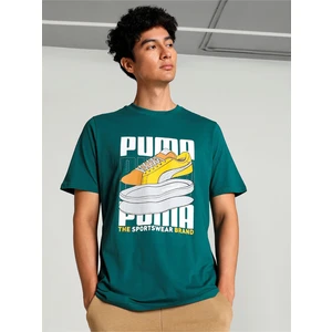 Green Men T-Shirt Puma Sneaker - Men