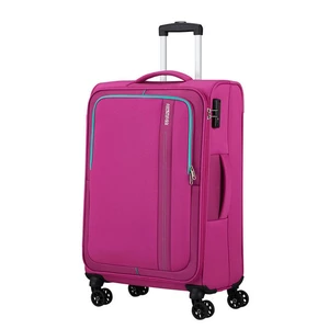 American Tourister Látkový cestovní kufr Sea Seeker M 61 l - fuchsiová