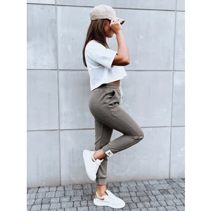 LUNASLEEP ladies sweatpants dark beige Dstreet