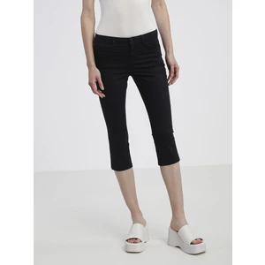 Black Womens Capri Trousers CAMAIEU - Ladies