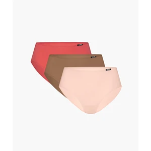 Women's Classic Panties ATLANTIC 3Pack - Light Coral/Light Pink/Dark Beige