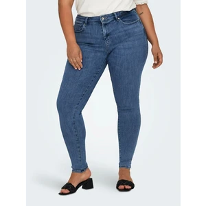 Blue Womens Skinny Fit Jeans ONLY CARMAKOMA Power - Women