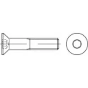 Zápustná skrutka TOOLCRAFT 148818 M5 ISO 10642 12 mm Vnút. šesťhran oceľ 100 ks