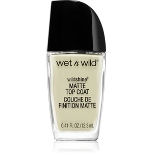 Wet N Wild Wild Shine vrchní lak na nehty s matným efektem transparentní 12.3 ml