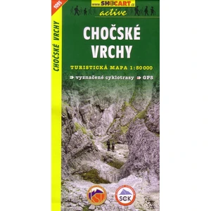 1095 Slovensko, Chočské vrchy   / Turistická mapa SHOCart