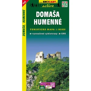 1115 Slovensko, Domaša, Humenné / Turistická mapa SHOCart