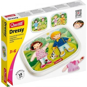 Quercetti Dressy Baby magnetic dress-up puzzle Magnetická skládačka