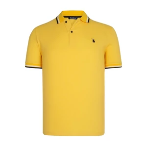 T8594 DEWBERRY MENS T-SHIRT-YELLOW