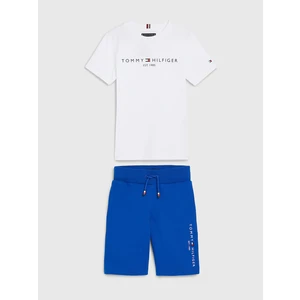 Set of boys' T-shirt and shorts in white and blue Tommy Hilfiger - Boys