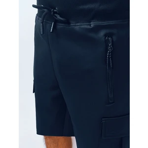 Men's Dark Blue Cargo Shorts Dstreet