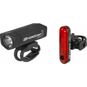 Force Dot Black 300 lm-20 lm Lumini bicicletă