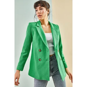 Bianco Lucci Women's Jacket with Four Buttons 8080