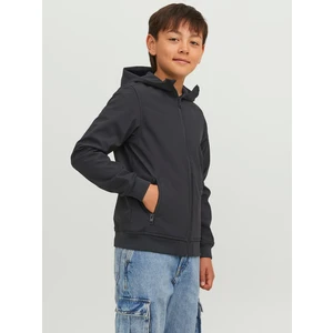 Černá klučičí softshellová bunda Jack & Jones Basic - Kluci