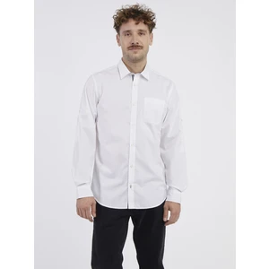 White Men's Shirt Jack & Jones Plain - Men