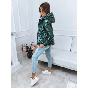 Women's hooded jacket DOLY green Dstreet TY2544