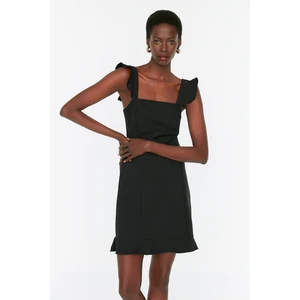 Trendyol Black Ruffle Dress