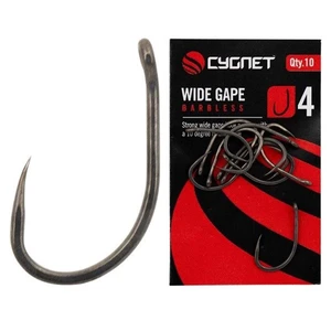 Cygnet háčiky wide gape hooks barbless 10 ks - veľkosť 8