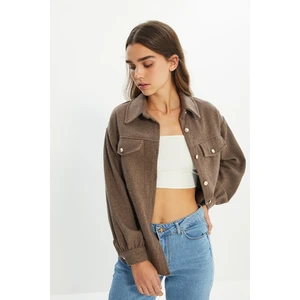 Trendyol Brown Pocket Detailed Shirt