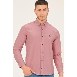 G776 DEWBERRY MEN'S SHIRT-BURGUNDY