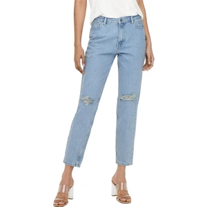 ONLY Dámske džínsy ONLJAGGER Mom Fit 15242370 Light Blue Denim 27/30