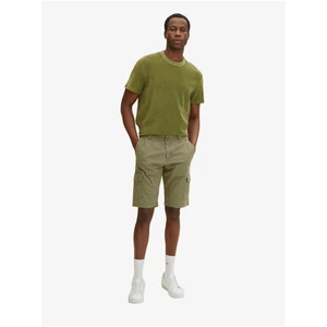 Khaki Men's Shorts with Pockets Tom Tailor - Men