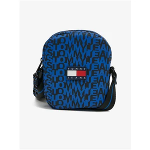 Blue Men's Patterned Shoulder Bag Tommy Jeans Logoman - Mens