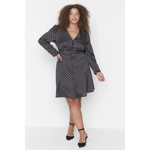 Trendyol Curve Plus Size Dress - Multicolor - A-line