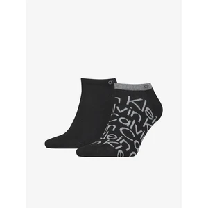 Calvin Klein Set of two pairs of men's patterned socks in black Calvin K - Men