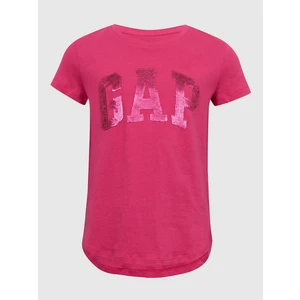 GAP Children's T-shirt with metallic logo - Girls